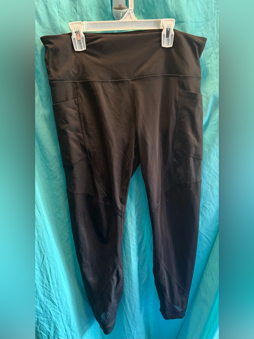 Members Mark Neoprene Leggings – XL – Black – Note White Spots